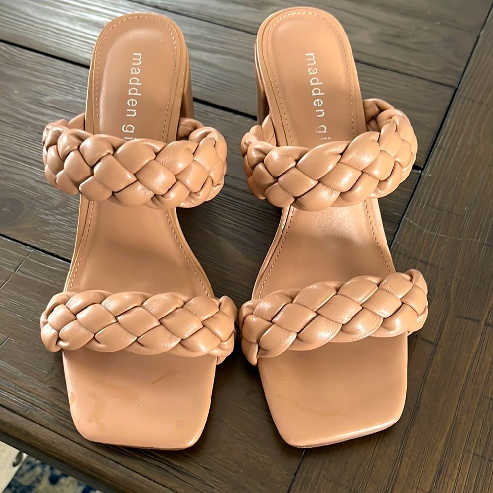 Madden Girl braided sandals size 6.5